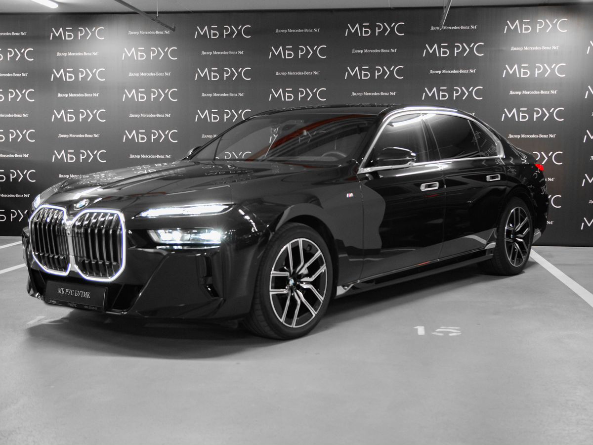 BMW 7 серии VII поколение (G70) 3.0d AT 4WD (286 л.с.) M Sport Pro Чёрный 2024 с пробегом 25 000 км