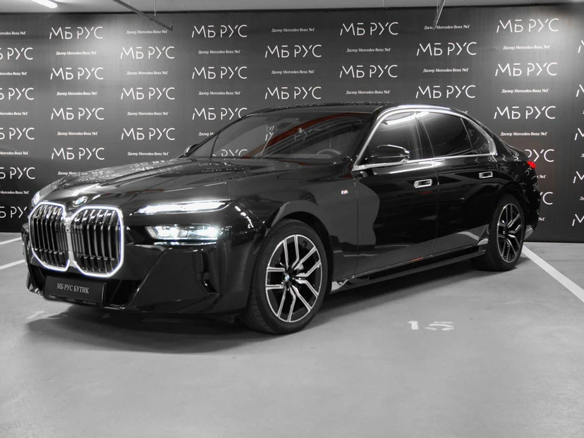 BMW 7 серии VII поколение (G70) 3.0d AT 4WD (286 л.с.) M Sport Pro Чёрный 2024 с пробегом 25 000 км