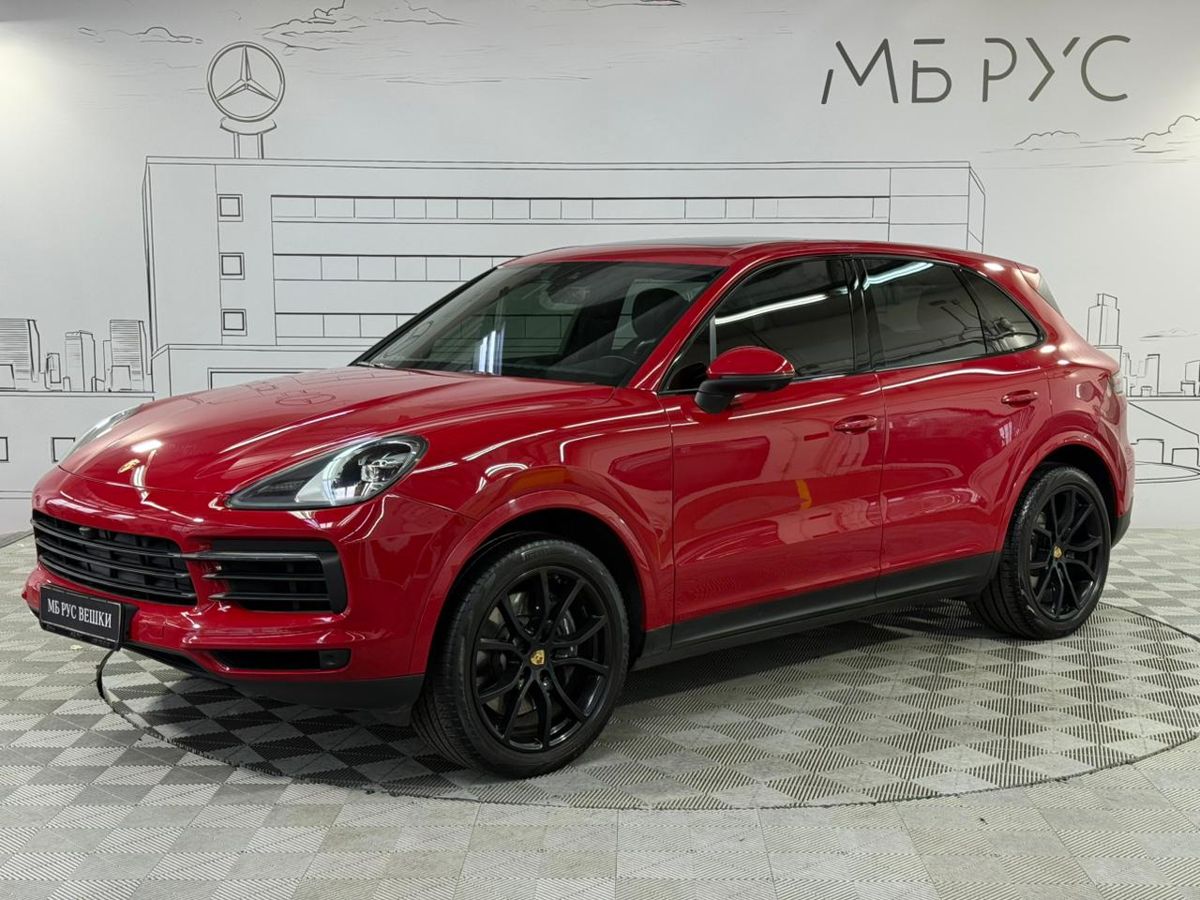 Porsche Cayenne III поколение 3.0 AT 4WD (340 л.с.) Base Красный 2021 с пробегом 62 800 км