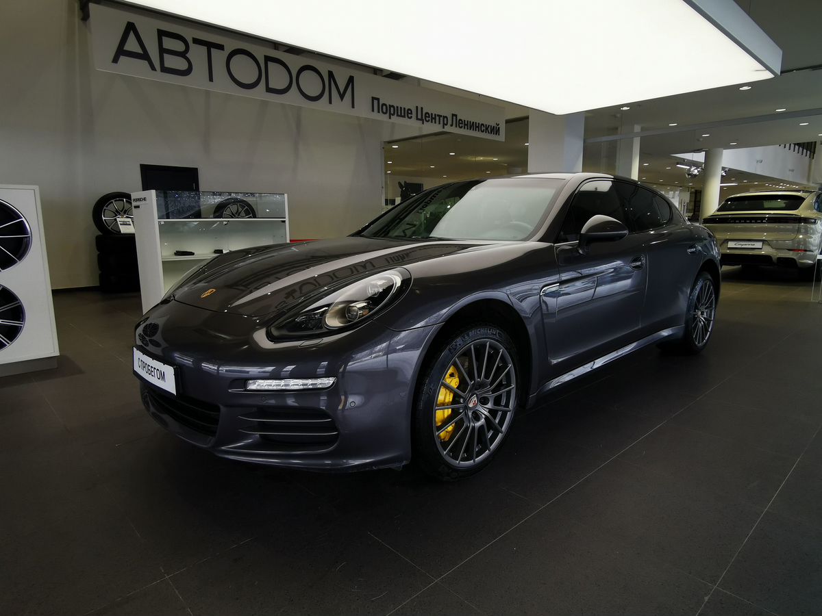 Автомобиль Porsche Panamera I [рестайлинг] 4 3.6 AMT 4WD (310 л.с.) Edition Серый 2015 с пробегом 114 824 км