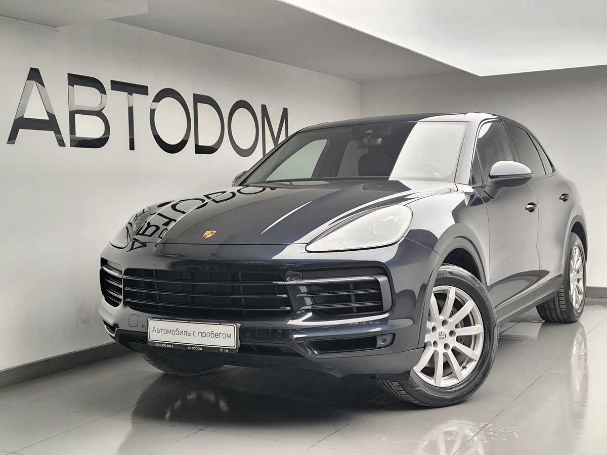 Porsche Cayenne III поколение 3.0 AT 4WD (340 л.с.) Base Синий 2020 с пробегом 55 092 км