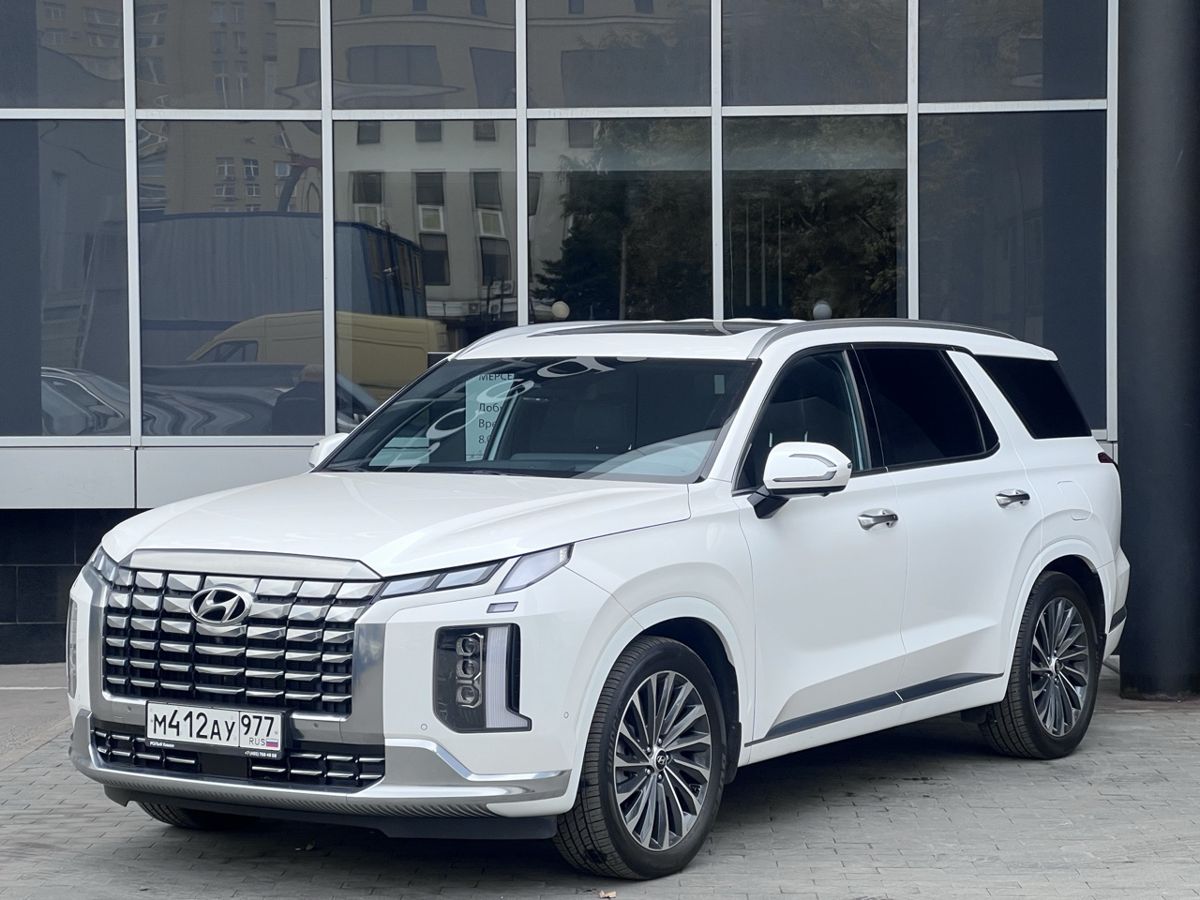 Hyundai Palisade I [рестайлинг] 3.5 AT 4WD (249 л.с.) Calligraphy Белый 2023 с пробегом 44 807 км
