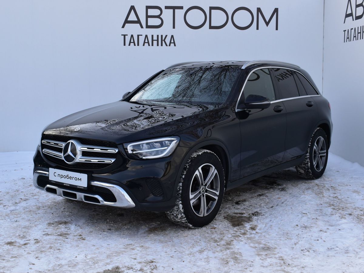 Автомобиль Mercedes-Benz GLC I (X253) [рестайлинг] 200 2.0 AT 4Matic (197 л.с.) Premium Чёрный 2021 с пробегом 95 600 км