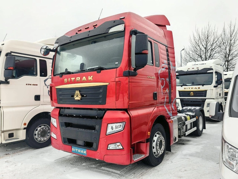 undefined SITRAK C7H ZZ41 I поколение 12.4d AMT 4x2 (480 л.с.) Base Красный Не металлик 2024