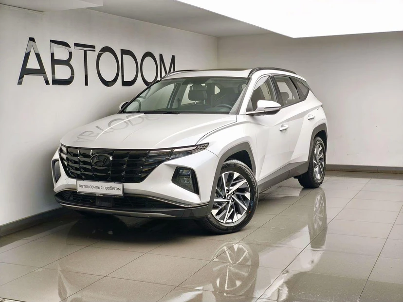 Hyundai Tucson IV поколение L 1.5 AT (200 л.с.) GLS Leading Version Белый 2024 с пробегом 7 325 км