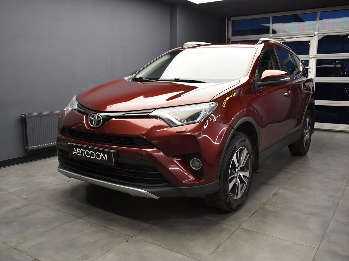 Toyota RAV4 IV (XA40) [рестайлинг] 2.0 CVT 4WD (146 л.с.) Престиж Красный 2016 с пробегом 205 127 км