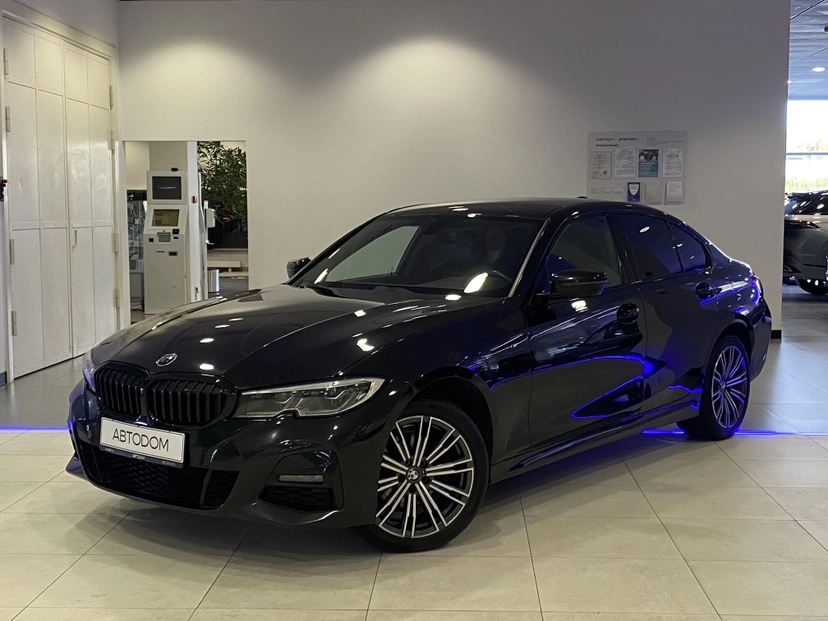 Автомобиль BMW 3 серии VII поколение (G20/G21/G28) 320 2.0 AT 4WD (184 л.с.) M Sport Pure Чёрный 2021 с пробегом 96 622 км