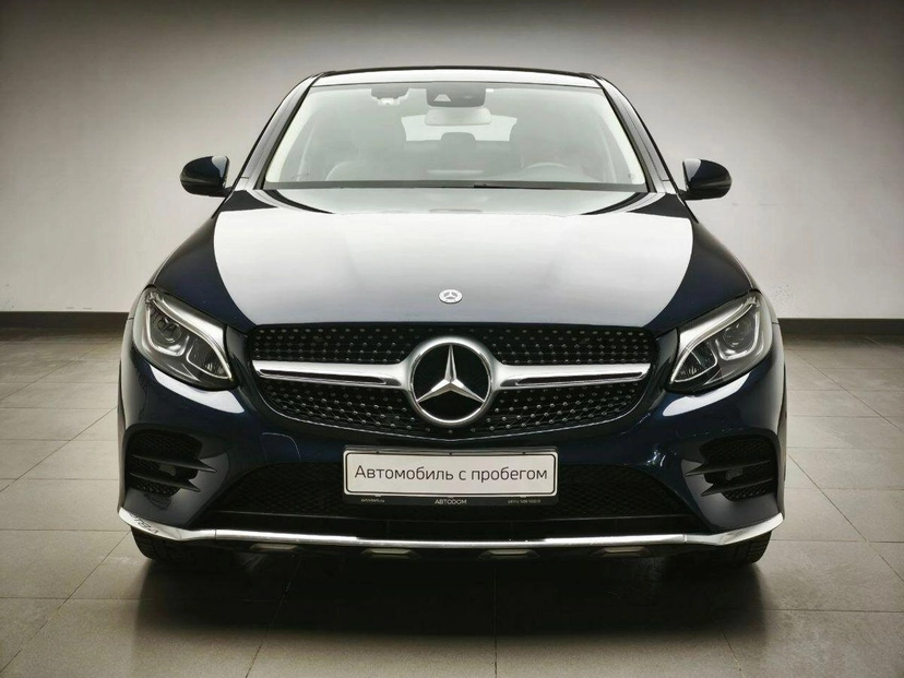 Автомобиль Mercedes-Benz GLC coupe I поколение (C253) 250 2.1d AT 4Matic (204 л.с.) Sport Синий 2019 с пробегом 98 142 км