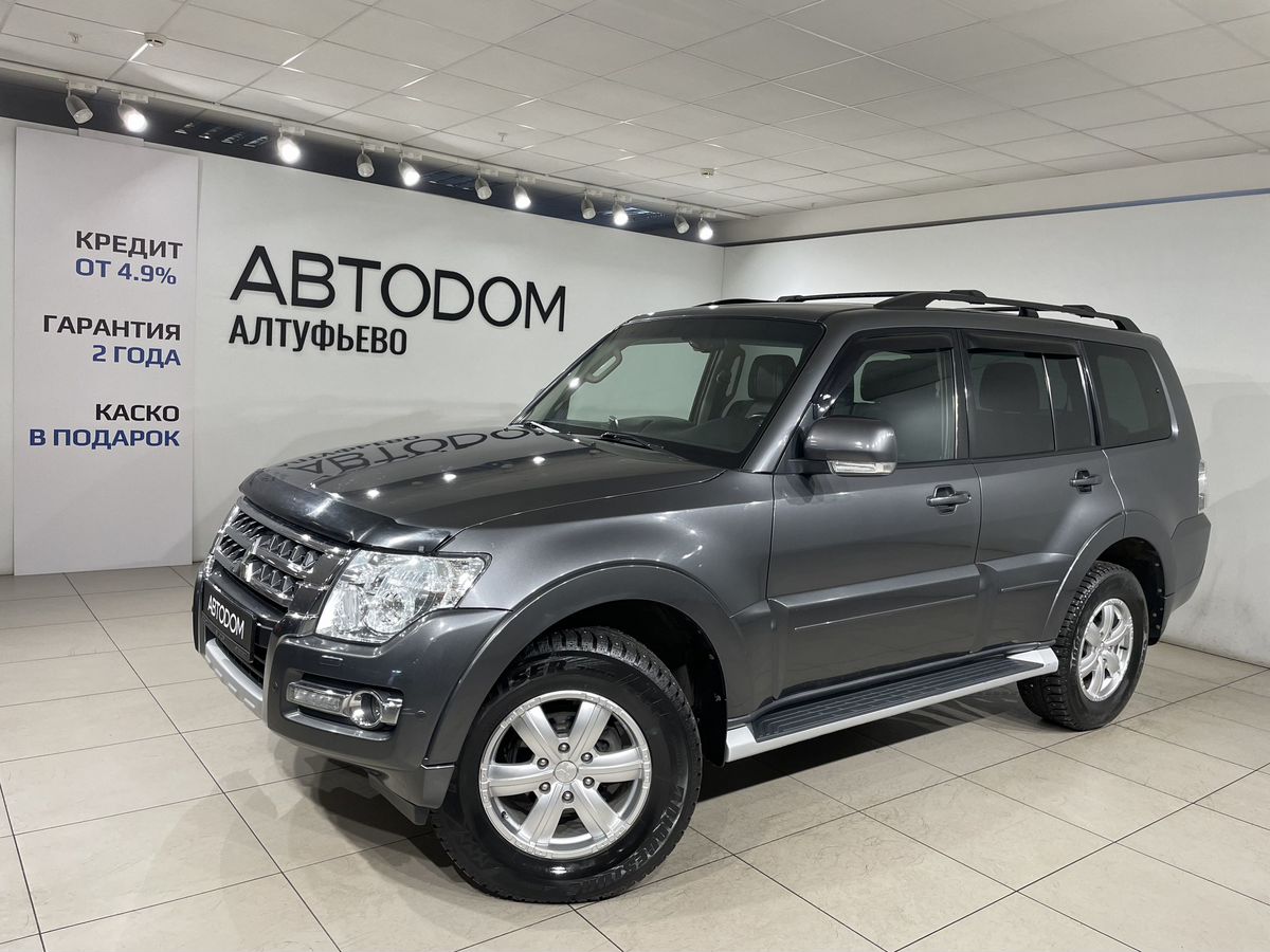 Mitsubishi Pajero IV [2-й рестайлинг] 3.0 AT 4WD (178 л.с.) GLS Серый 2015 с пробегом 91 914 км