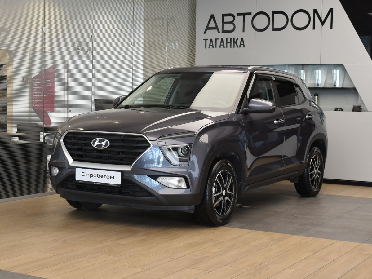 Hyundai Creta II поколение 1.6 AT (123 л.с.) Family Серый 2021 с пробегом 35 200 км