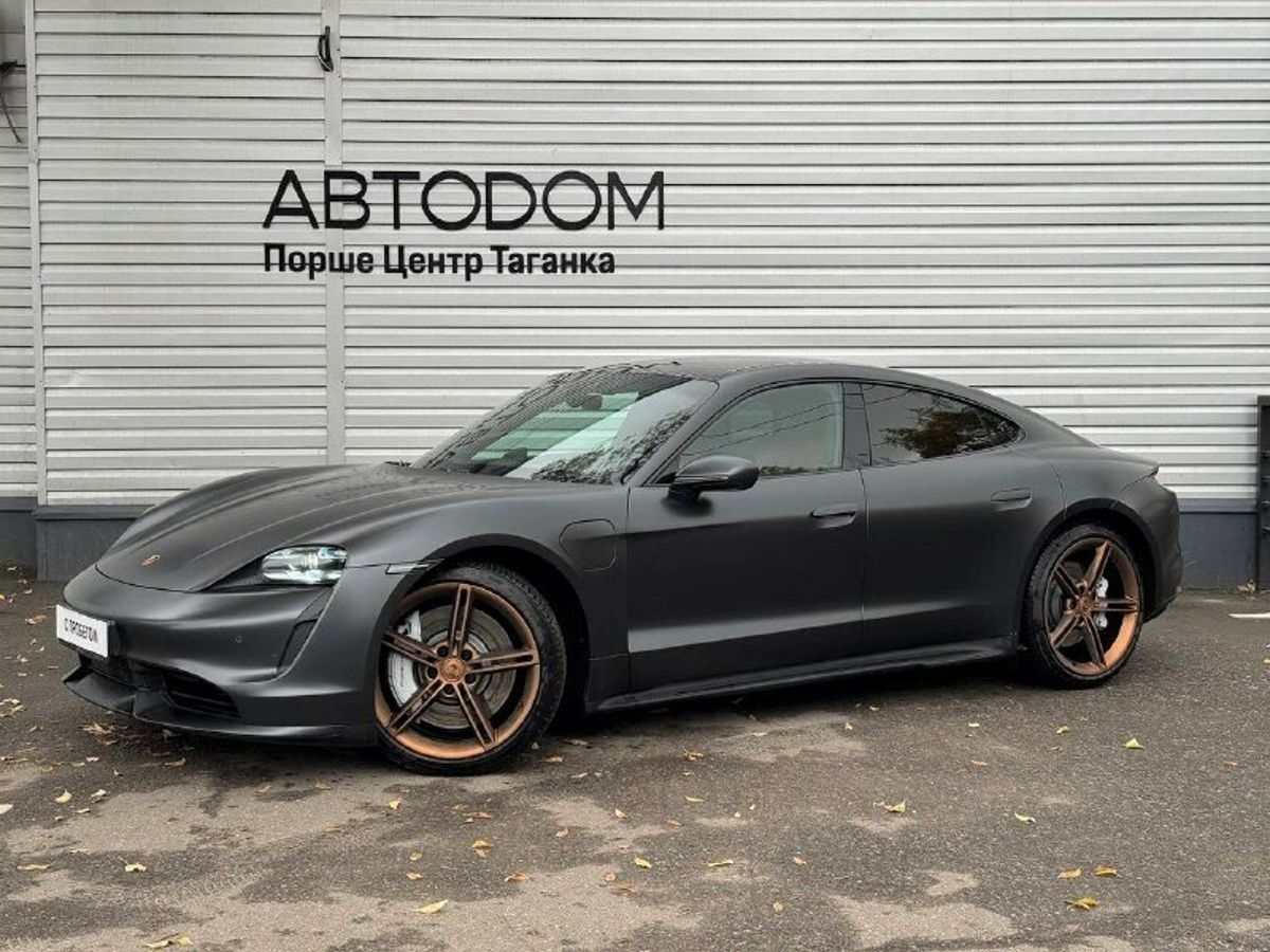 Автомобиль Porsche Taycan I поколение Turbo Electro AT 4WD (500 кВт) Turbo Серый 2021 с пробегом 42 446 км