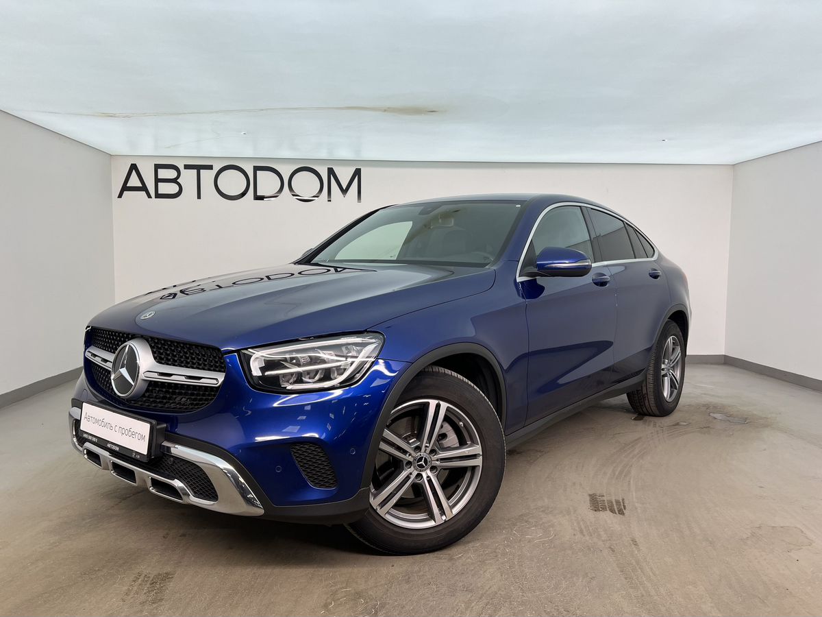 Mercedes-Benz GLC coupe I (C253) [рестайлинг] 220 2.0d AT 4Matic (194 л.с.) Premium Синий 2021 с пробегом 55 079 км