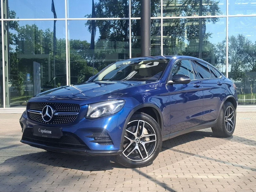 Mercedes-Benz GLC coupe I поколение (C253) 250 2.1d AT 4Matic (204 л.с.) Sport Синий 2019 с пробегом 119 084 км