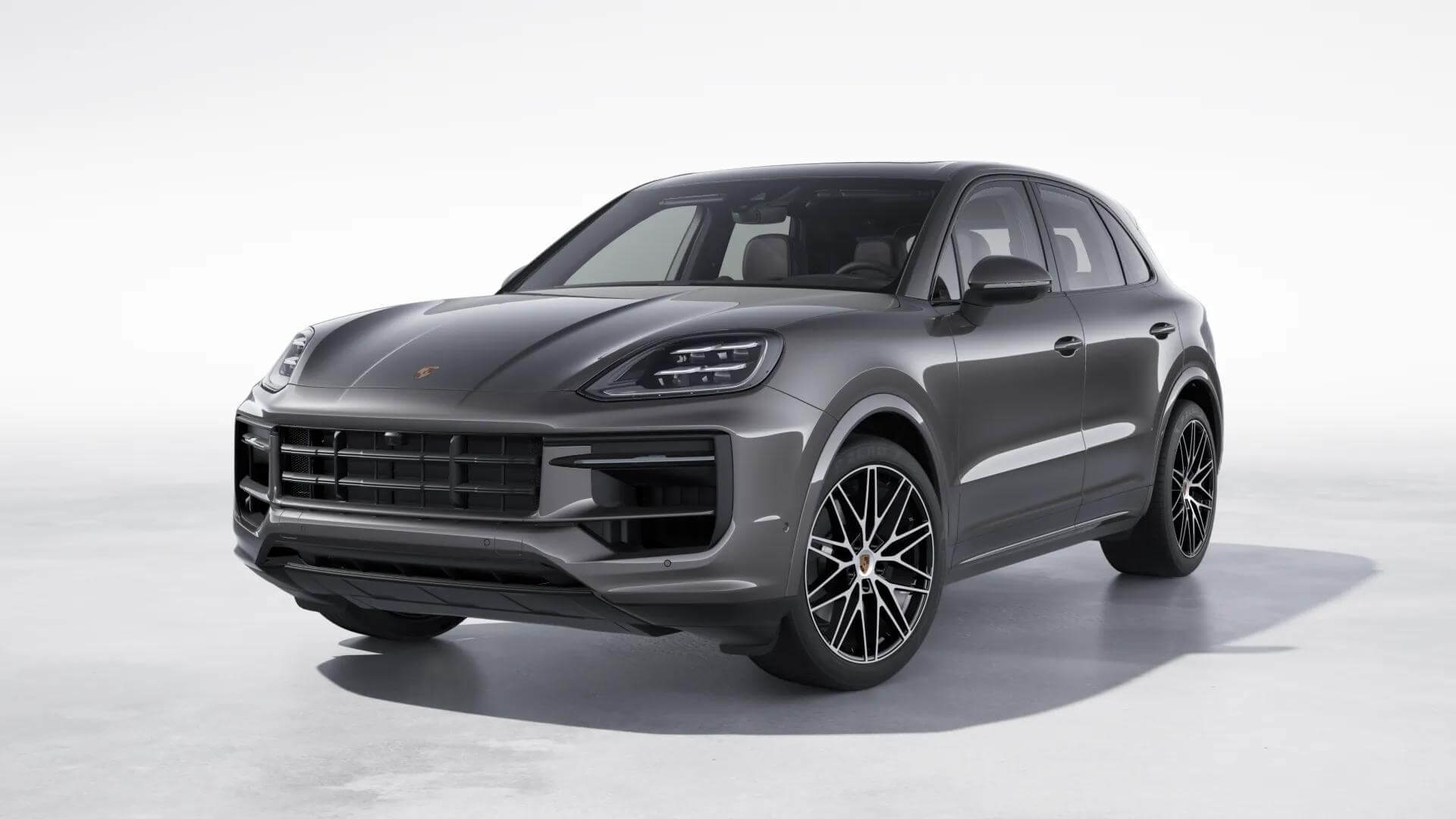 Автомобиль Porsche Cayenne III [рестайлинг] 3.0hyb AT 4WD (470 л.с.) E-Hybrid Серый 2025 
