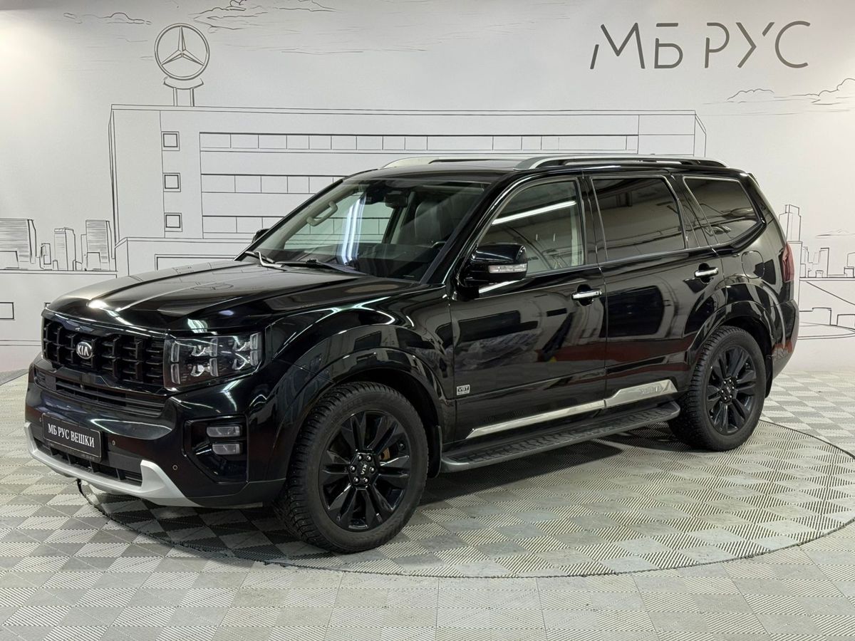 Автомобиль Kia Mohave I [2-й рестайлинг] 3.0d AT 4WD (249 л.с.) Premium Чёрный 2021 с пробегом 210 000 км