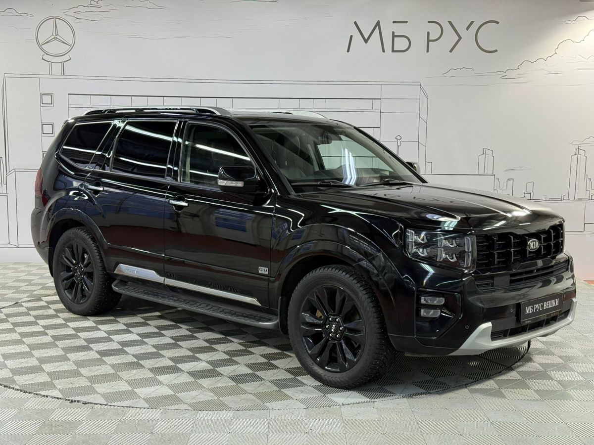 Автомобиль Kia Mohave I [2-й рестайлинг] 3.0d AT 4WD (249 л.с.) Premium Чёрный 2021 с пробегом 210 000 км