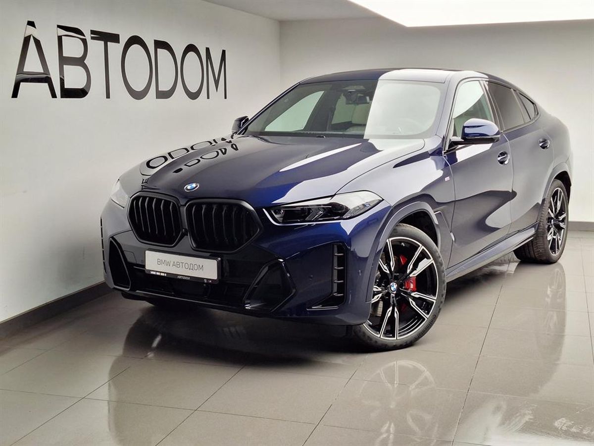 BMW X6 III (G06) [рестайлинг] 3.0d AT 4WD (286 л.с.) xDrive30d Синий 2025 