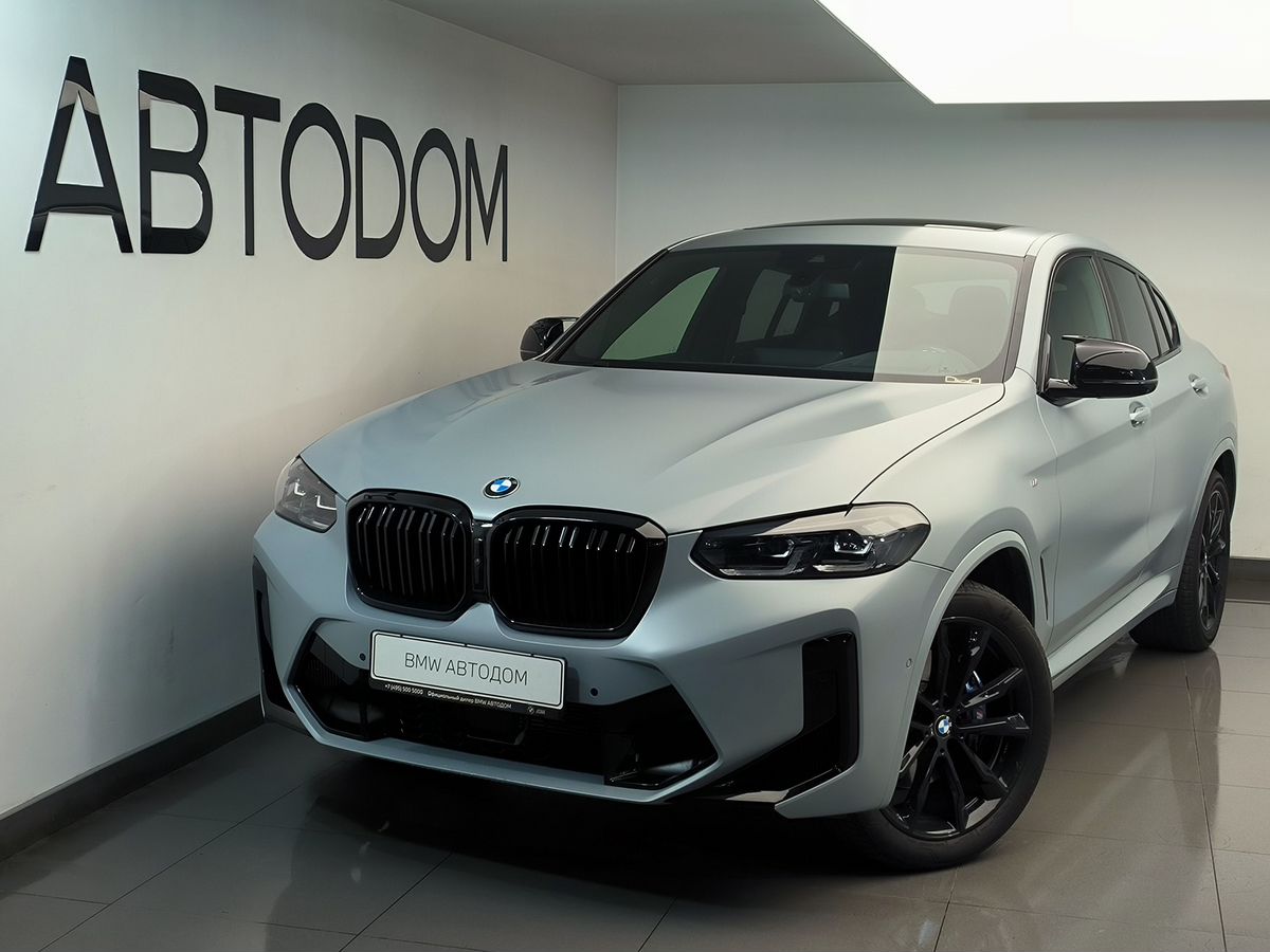 BMW X4 II (G02) [рестайлинг] 2.0 AT 4WD (245 л.с.) Base Серый 2022 с пробегом 29 900 км
