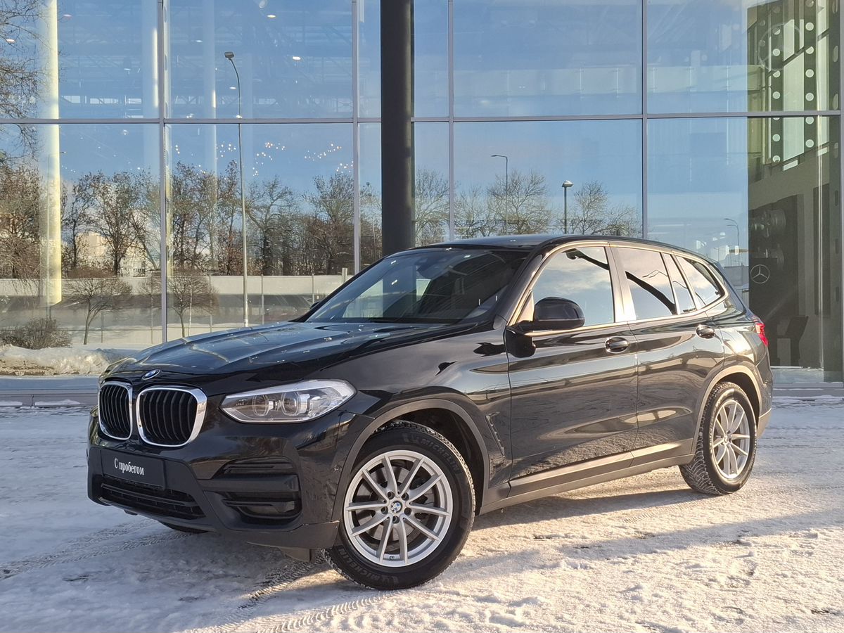 Автомобиль BMW X3 III поколение (G01) 2.0d AT 4WD (190 л.с.) Base Чёрный 2019 с пробегом 115 456 км