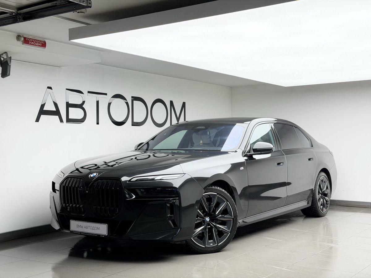 BMW 7 серии VII поколение (G70) 3.0d AT 4WD (286 л.с.) 740d xDrive Чёрный 2023 с пробегом 86 255 км