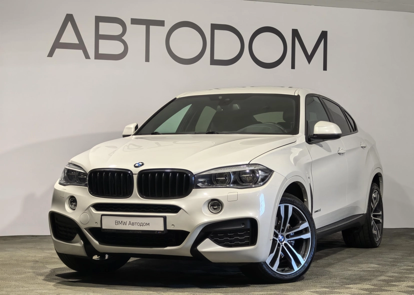 Автомобиль BMW X6 III поколение (G06) 3.0d AT 4WD (249 л.с.) Base Белый 2019 с пробегом 57 669 км