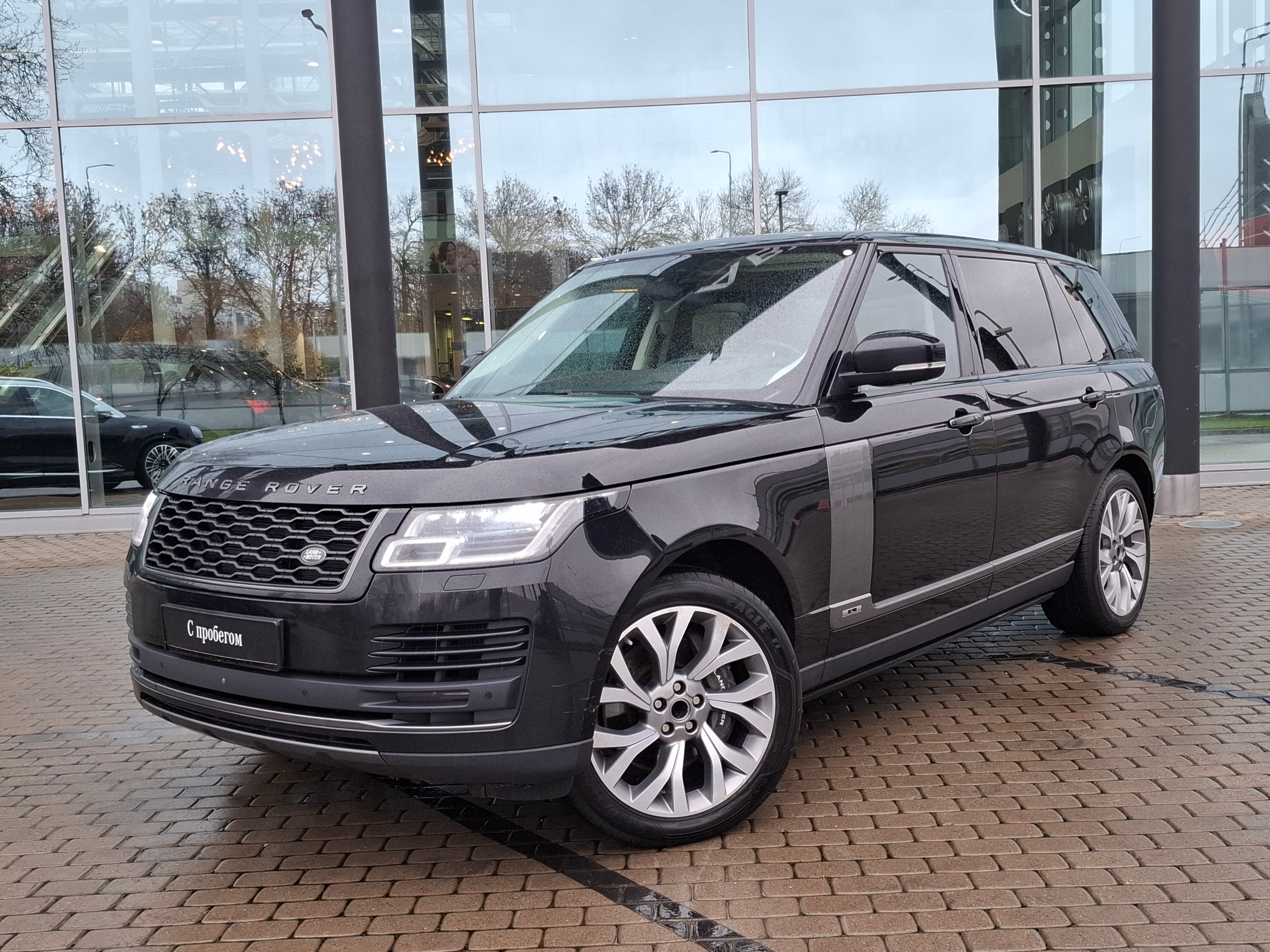 Автомобиль Land Rover Range Rover IV [рестайлинг] 4.4d AT 4WD (339 л.с.) Vogue SE Чёрный 2019 с пробегом 150 100 км