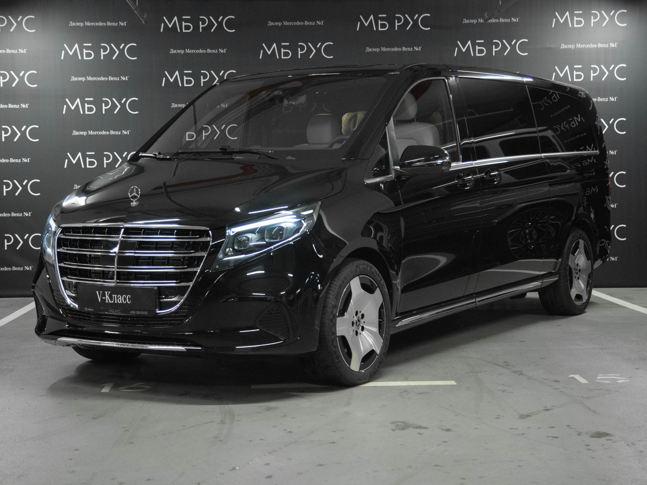 Mercedes-Benz V-Класс II (W447) [рестайлинг] 2.0d AT 4Matic (237 л.с.) Exclusive Чёрный 2026 