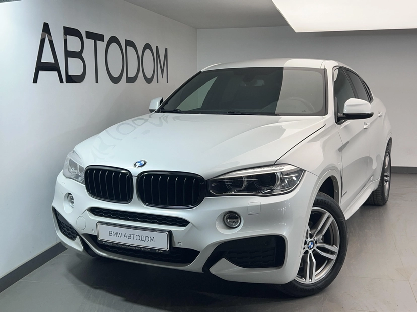 Автомобиль BMW X6 III поколение (G06) 3.0d AT 4WD (249 л.с.) Base Белый 2019 с пробегом 124 483 км