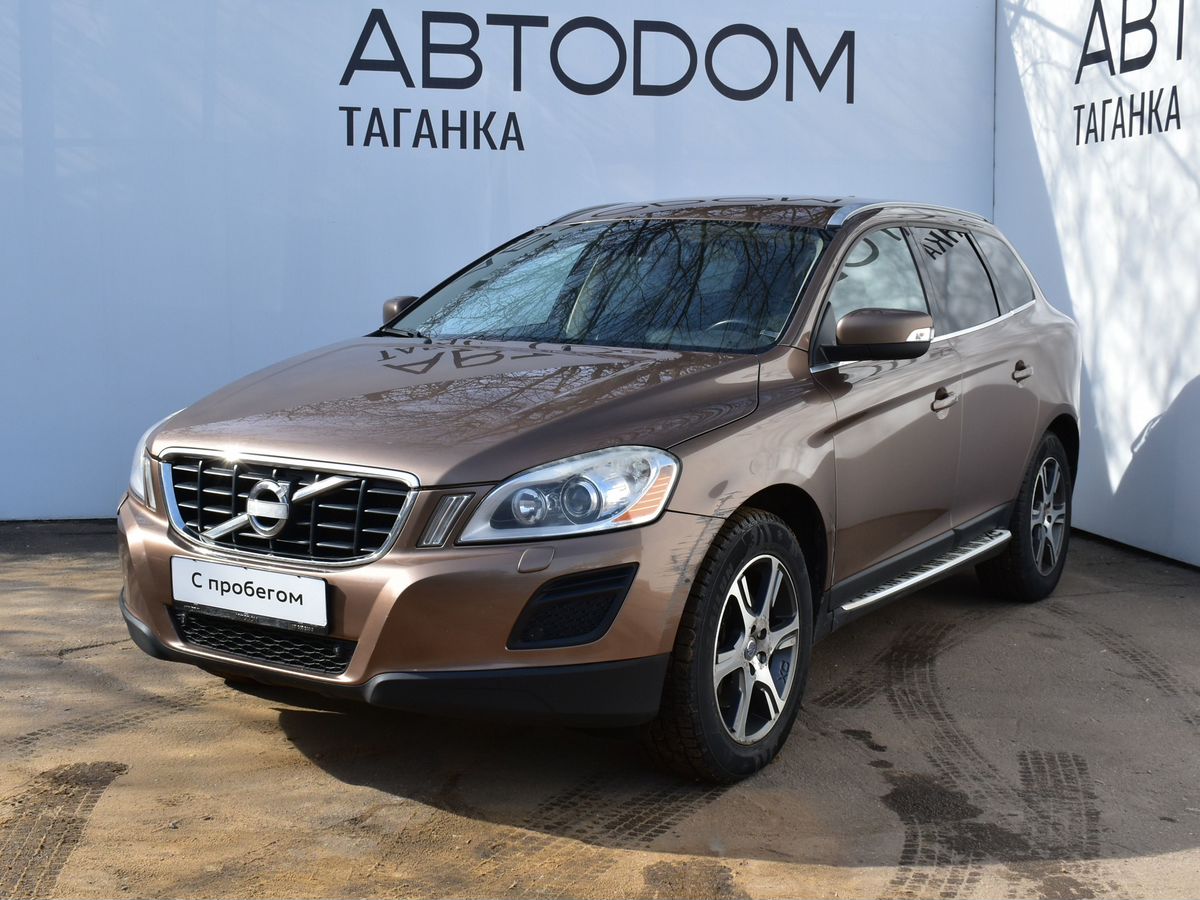 Автомобиль Volvo XC60 I поколение 2.4d AT 4WD (215 л.с.) Импульс / Momentum Коричневый 2012 с пробегом 184 300 км