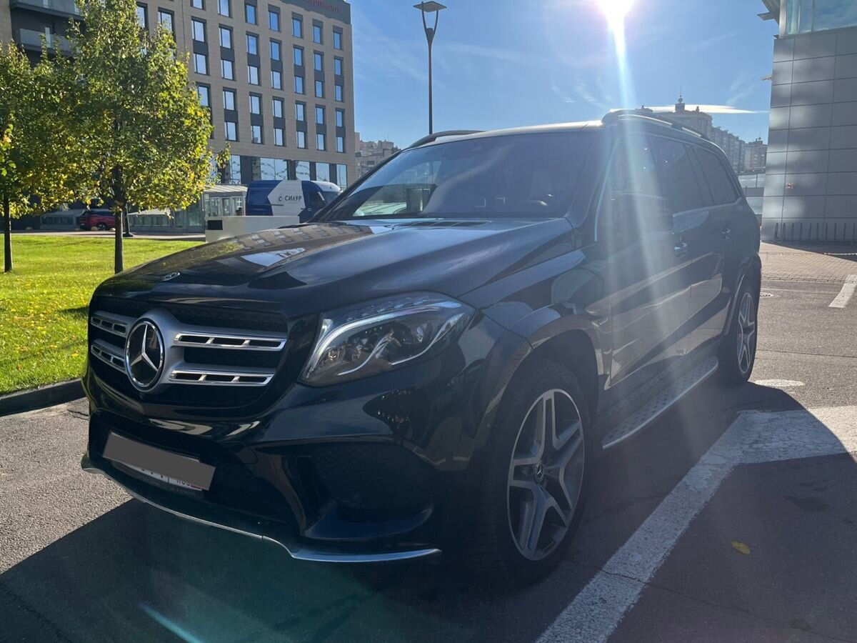 Mercedes-Benz GLS I поколение (X166) 350 3.0d AT 4Matic (249 л.с.) Особая серия Чёрный 2019 с пробегом 110 000 км