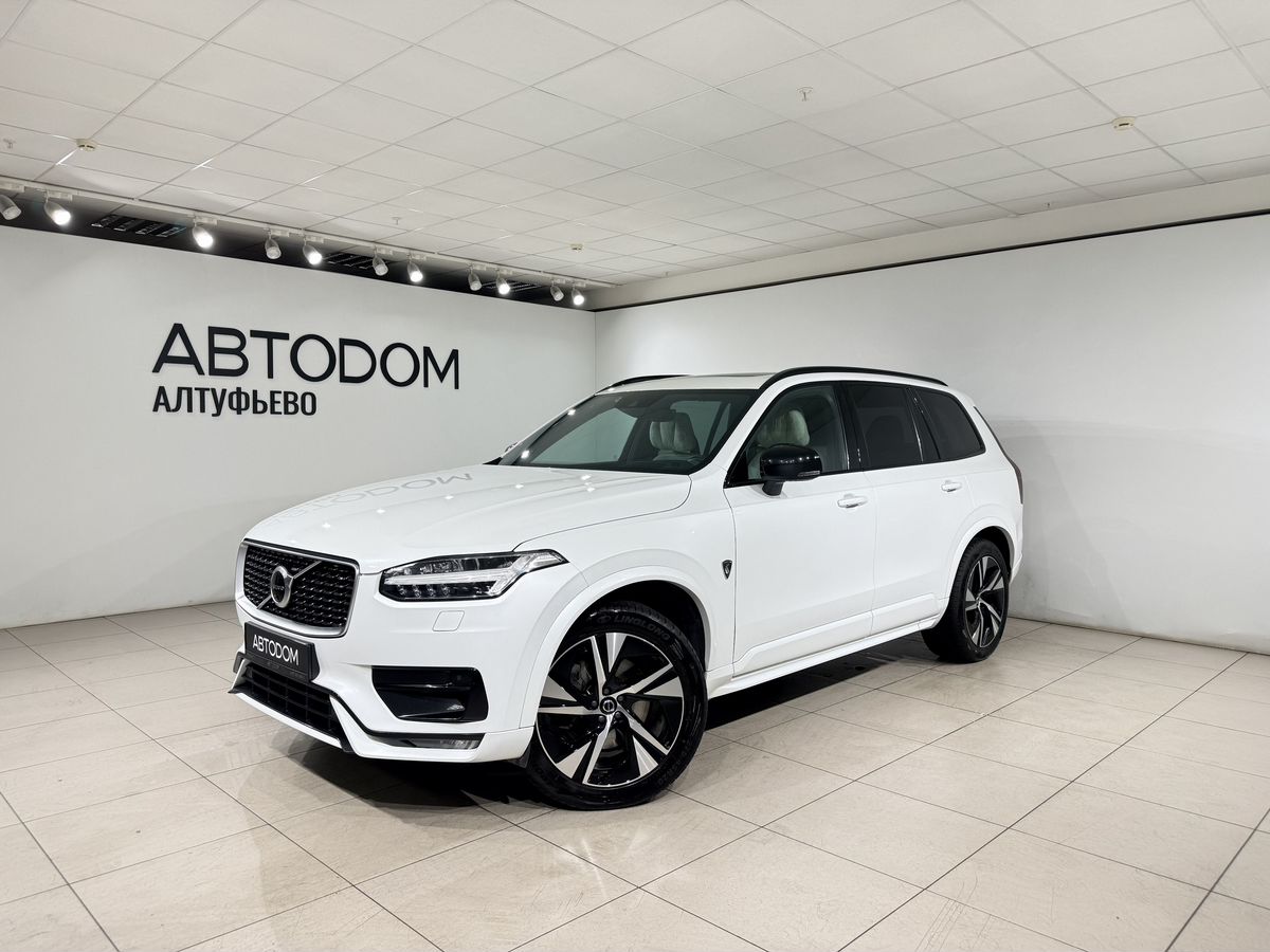 Volvo XC90 II [рестайлинг] 2.0d AT 4WD (7 мест) (235 л.с.) R-Design Белый 2019 с пробегом 197 005 км
