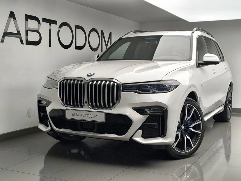 Автомобиль BMW X7 I поколение (G07) 3.0d AT 4WD (265 л.с.) M Sport Белый 2019 с пробегом 132 037 км