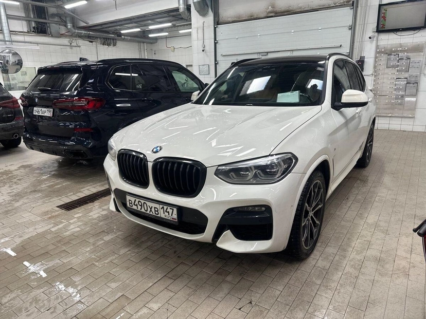 Автомобиль BMW X3 III поколение (G01) 3.0d AT 4WD (249 л.с.) M Sport Белый 2021 с пробегом 96 202 км