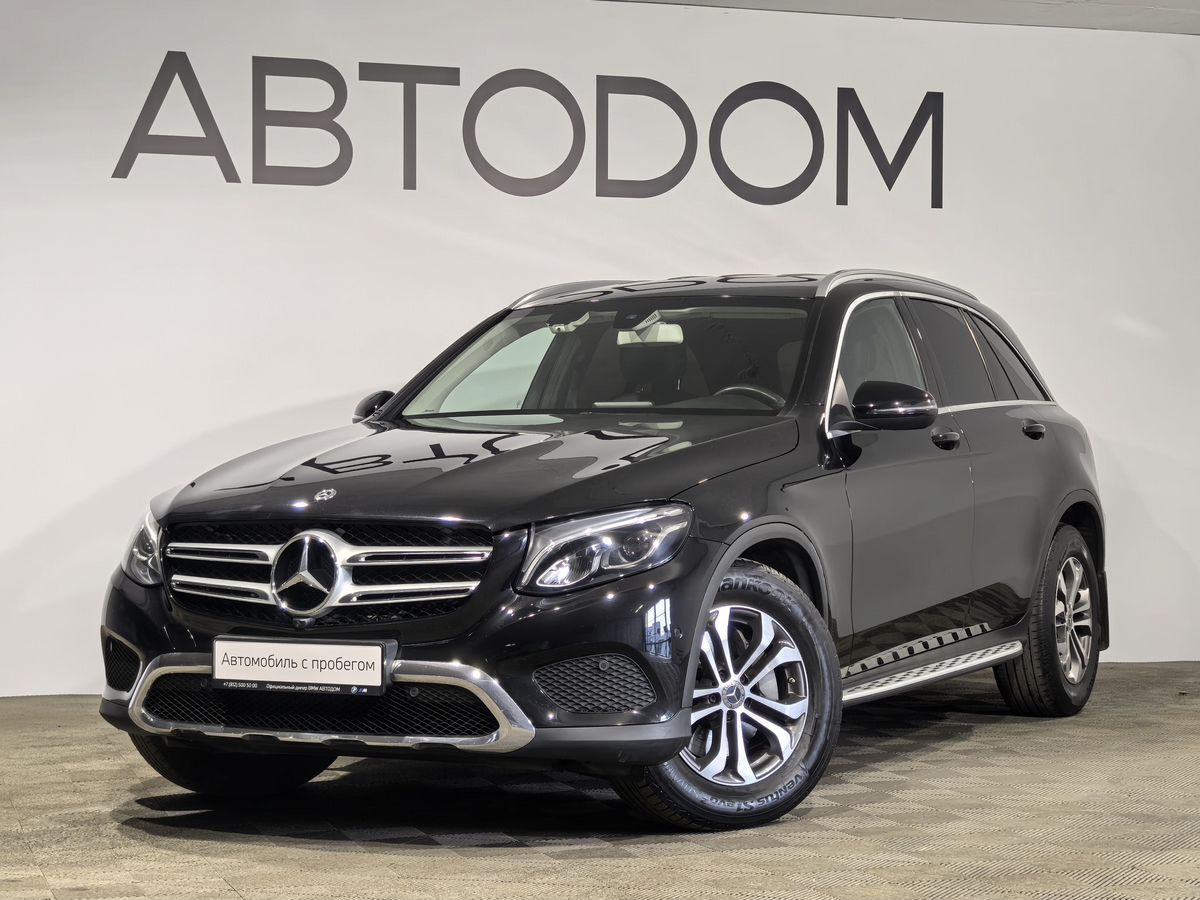 Автомобиль Mercedes-Benz GLC I поколение (X253) 220 2.1d AT 4Matic (170 л.с.) Особая серия Чёрный 2018 с пробегом 58 292 км