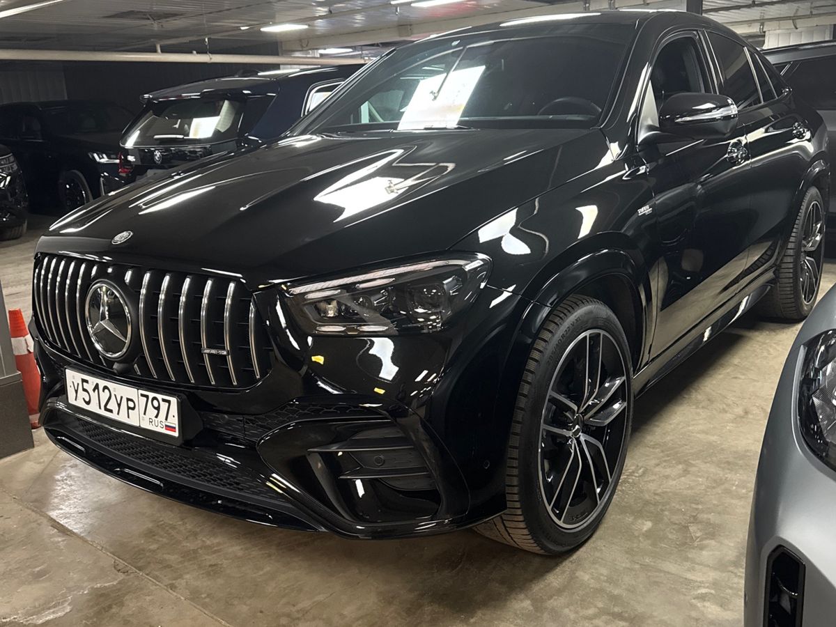Автомобиль Mercedes-Benz GLE coupe AMG II (C167) [рестайлинг] 53 AMG 3.0 AT 4Matic (435 л.с.) Base Чёрный 2025 с пробегом 13 327 км
