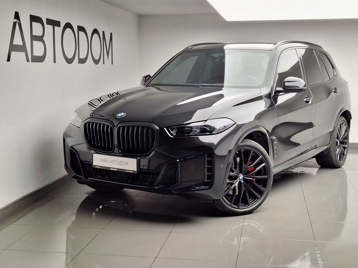 Автомобиль BMW X5 IV (G05) [рестайлинг] 3.0d AT 4WD (340 л.с.) M Sport Pro Чёрный 2024 с пробегом 44 940 км