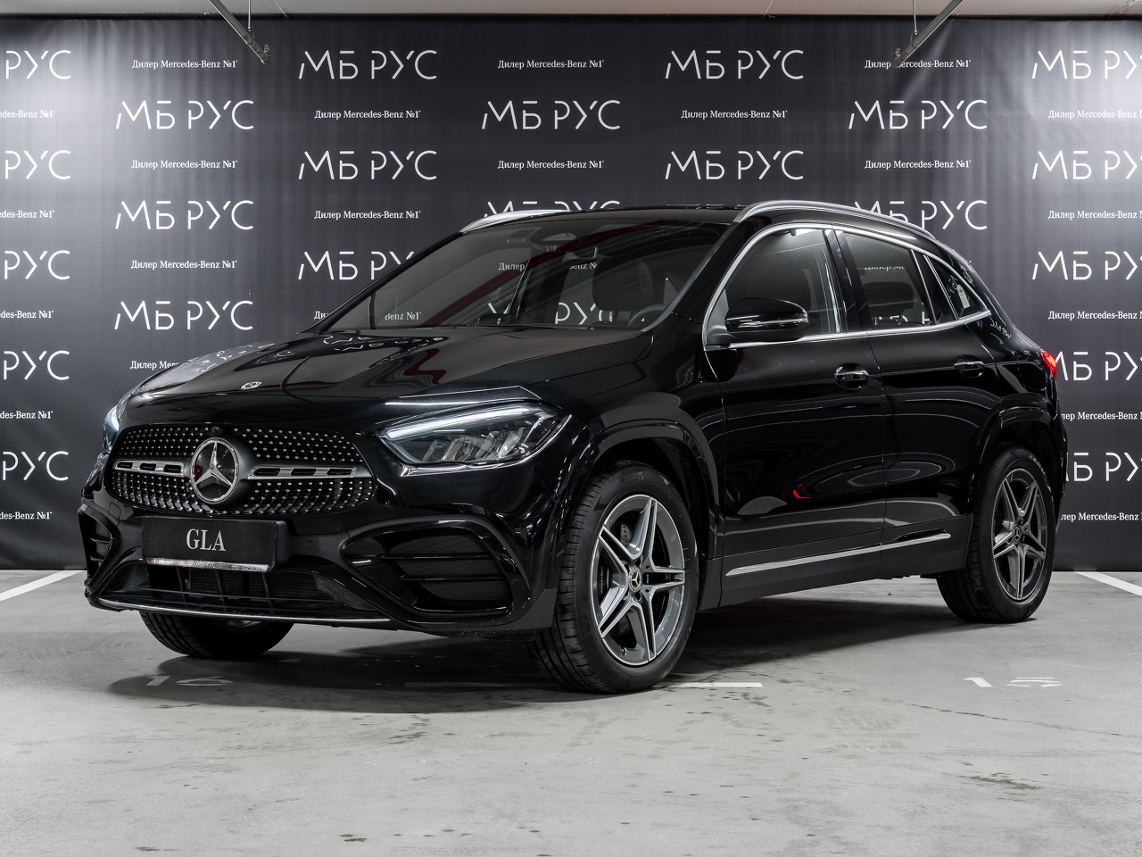 Автомобиль Mercedes-Benz GLA II (H247) [рестайлинг] 250 2.0 AMT 4Matic (224 л.с.) Base Чёрный 2025 