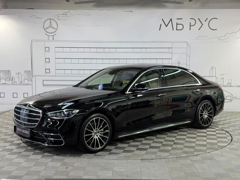 Mercedes-Benz S-Класс VII поколение (W223) 350 2.9d AT 4Matic (249 л.с.) Luxury Чёрный 2020 с пробегом 116 688 км