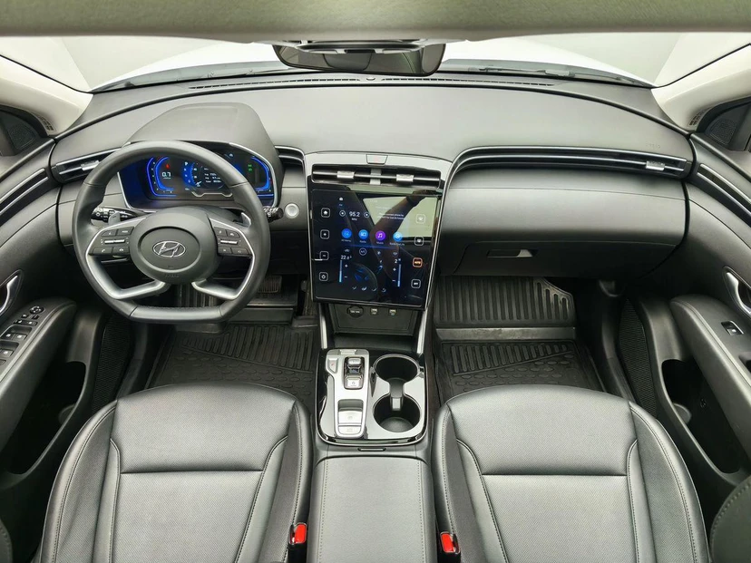 Hyundai Tucson IV поколение L 1.5 AT (200 л.с.) GLS Leading Version Белый 2024 с пробегом 7 325 км