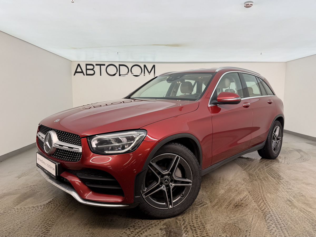Автомобиль Mercedes-Benz GLC I (X253) [рестайлинг] 300 2.0d AT 4Matic (245 л.с.) Sport Красный 2020 с пробегом 106 938 км