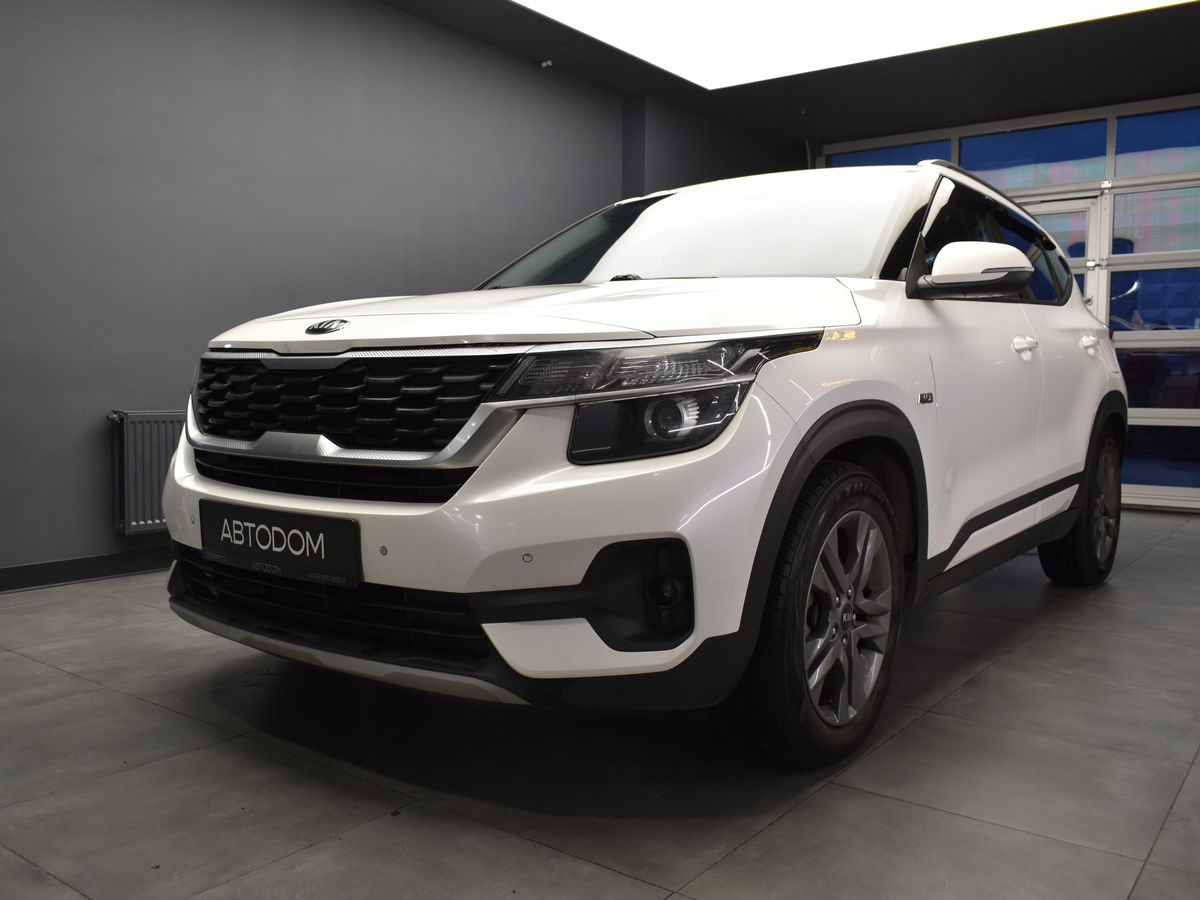 Kia Seltos I поколение 2.0 CVT 4WD (149 л.с.) Edition Plus Белый 2021 с пробегом 159 694 км