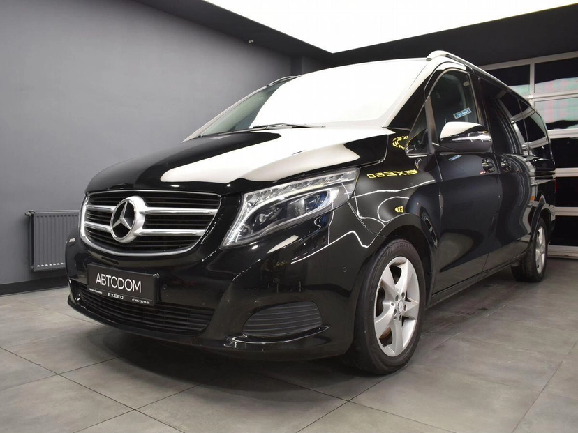 Автомобиль Mercedes-Benz V-Класс II поколение (W447) 250 2.1d AT Long (190 л.с.) Base Чёрный 2015 с пробегом 79 573 км