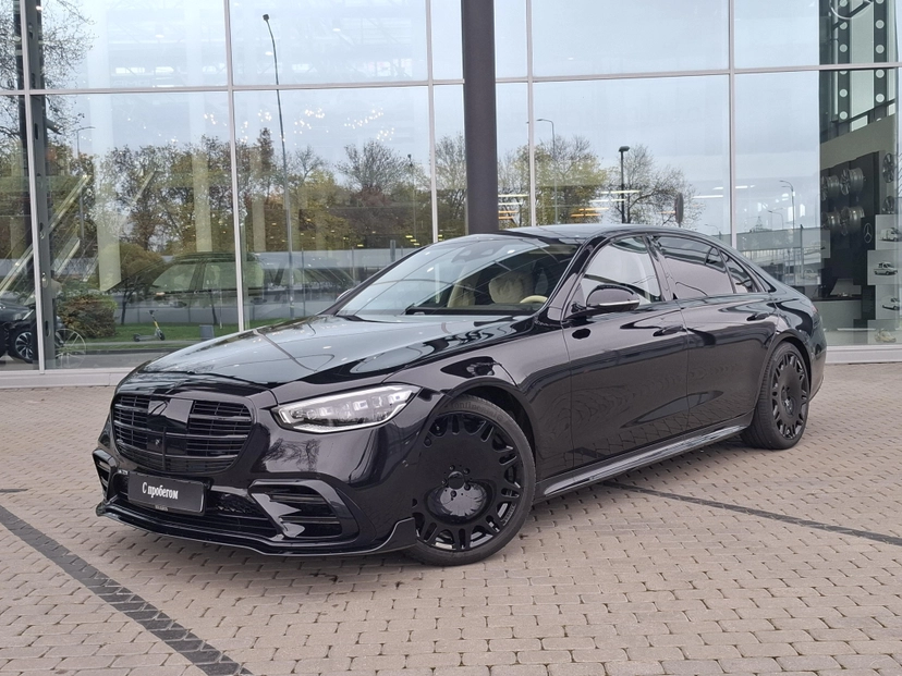 Автомобиль Mercedes-Benz S-Класс VII поколение (W223) 3.0d AT 4Matic (367 л.с.) Base Чёрный 2025 с пробегом 1 660 км