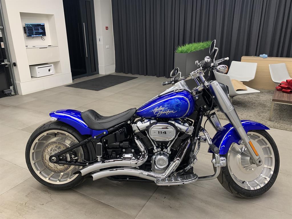 Мотоцикл Harley-Davidson FLFBS Softail Fatboy 114 I поколение FLFBS Softail Fatboy 114 Base Синий 2019 с пробегом 6 368 км