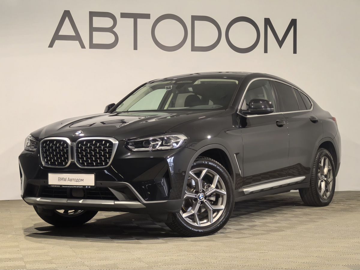 BMW X4 II (G02) [рестайлинг] 2.0 AT 4WD (184 л.с.) Lifestyle Чёрный 2022 с пробегом 20 594 км