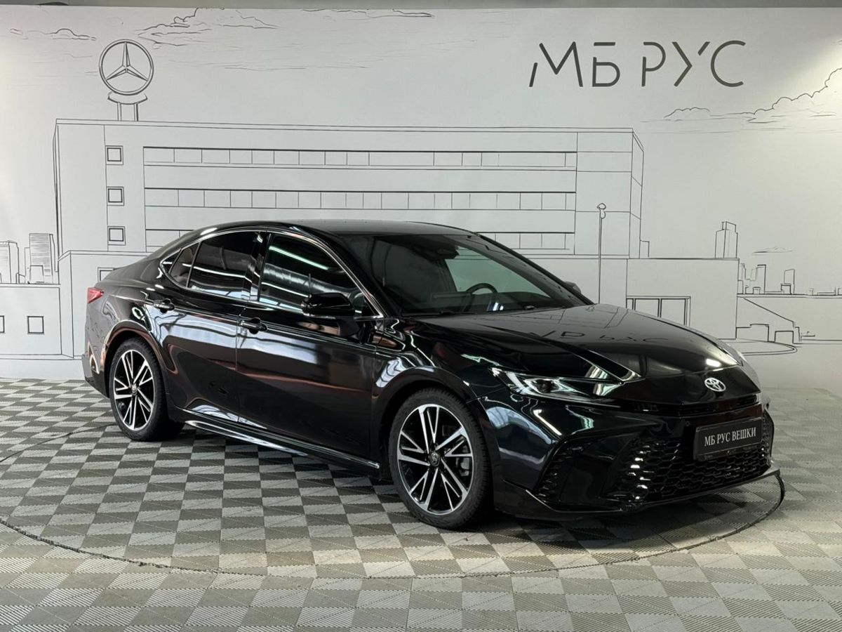 Автомобиль Toyota Camry IX поколение (XV80) 2.0 CVT (173 л.с.) Sport Чёрный 2024 с пробегом 42 000 км