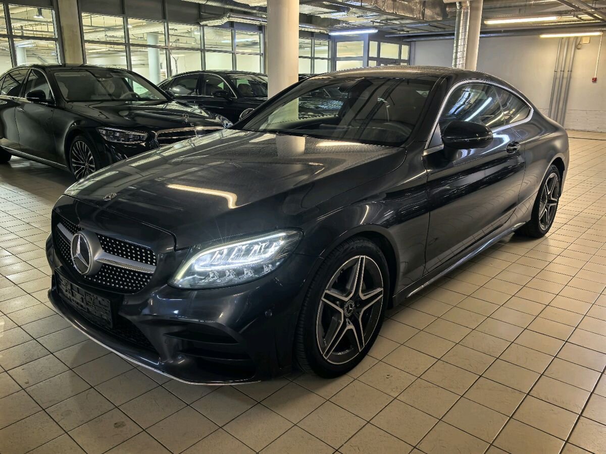 Mercedes-Benz C-Класс IV (W205/S205/C205) [рестайлинг] 200 2.0 AT 4Matic (204 л.с.) Sport Чёрный 2019 с пробегом 32 362 км