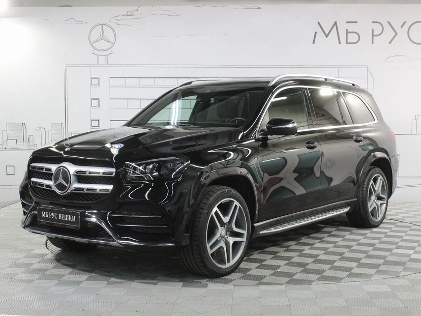 Автомобиль Mercedes-Benz GLS II поколение (X167) 400 2.9d AT 4Matic (330 л.с.) Premium Чёрный 2020 с пробегом 79 617 км