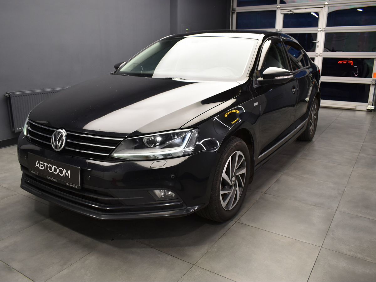 Volkswagen Jetta VI [рестайлинг] 1.4 AMT (125 л.с.) LIFE Чёрный 2017 с пробегом 167 000 км