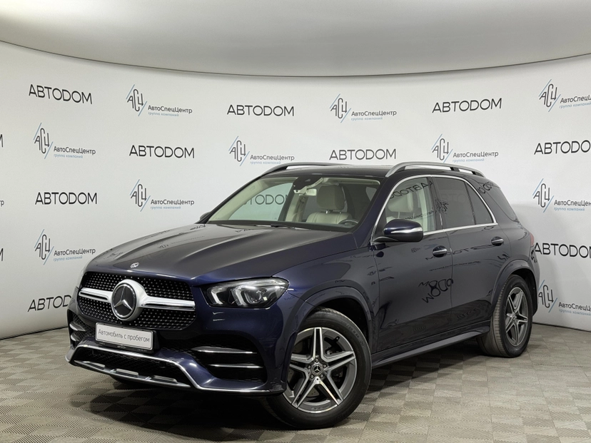 Автомобиль Mercedes-Benz GLE II поколение (V167) 300 2.0d AT 4Matic (245 л.с.) Sport Синий 2020 с пробегом 156 626 км